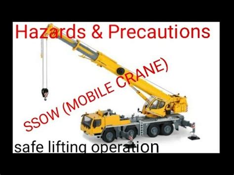 Crane Safety Lifting Operation Crane Hazards And Precautions