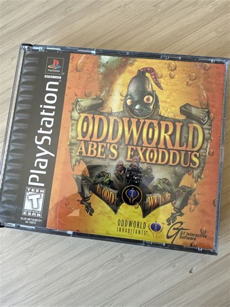 Oddworld Abes Exoddus Playstation 1 Ps1 Complete In Box Cib Nice