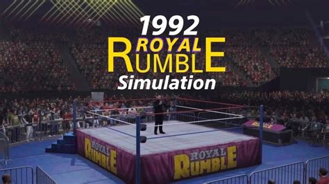 Royal Rumble Simulation Wwe K Youtube