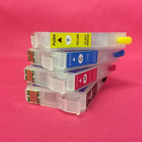 Set Refillable Empty Ink Cartridges For Epson Xp 335 342 345 432 435 442 445 29 Ebay