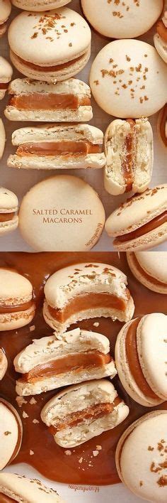 Sugarywinzy Salted Caramel Macarons Desserts Macaroon Recipes