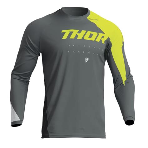 Thor Maglia MX Sector Edge Grigio Acid Maciag Offroad