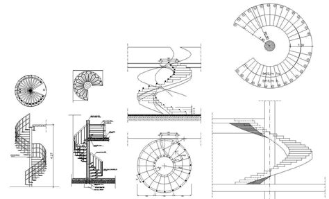 Free Spiral Stair Details Free Autocad Blocks And Drawings Download Center