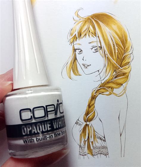 Copic Deutschland Blog Tutorial Blonde Haare Kolorieren