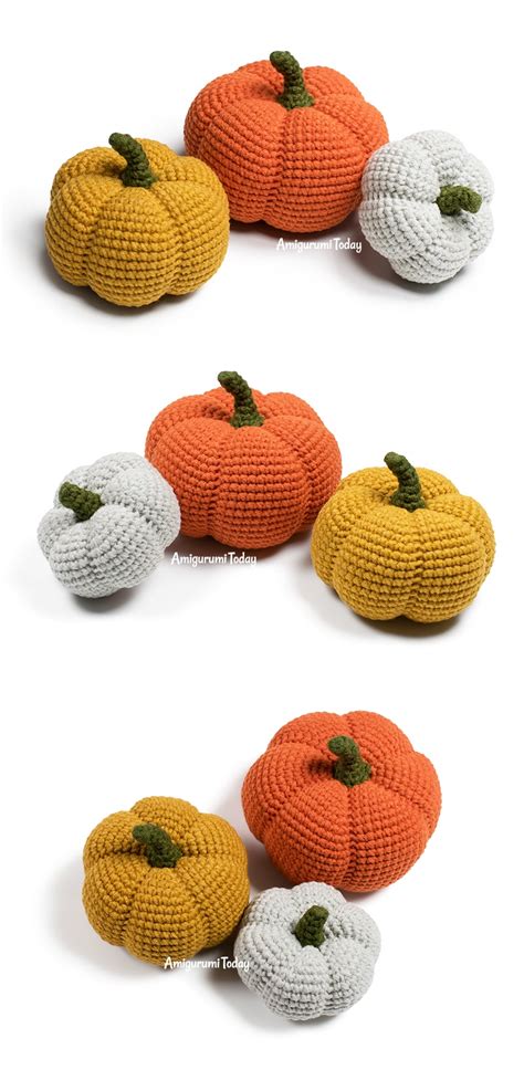 Free Halloween pumpkin crochet pattern - Amigurumi Today