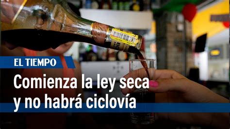 A partir de las seis de la tarde comenzará a regir la ley seca en toda