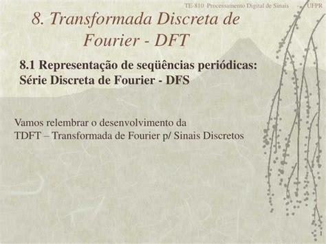 Ppt Transformada Discreta De Fourier Dft Powerpoint Presentation