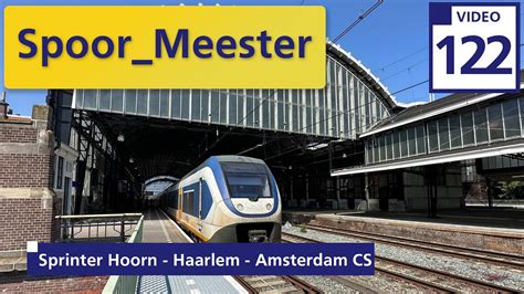 K Railway Cabview Trein Rij Mee In De Sprinter Van Hoorn Via