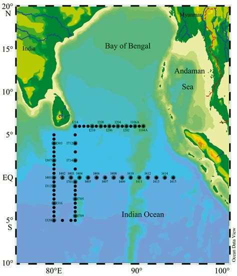 Indian Ocean Depth