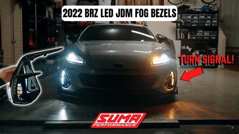 Installing JDM DRL Fog Lights W Turn Signals On My 2022 BRZ Suma