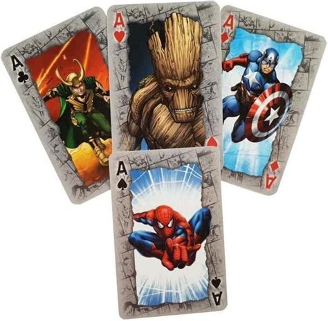 Игральные карты Марвел Marvel Universe Playing Cards Game Waddingtons ...