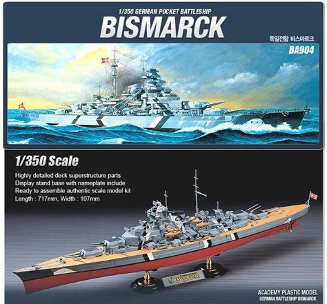 Petrohobby Modelismo Navio Encoura Ado German Battleship Bismarck Kit