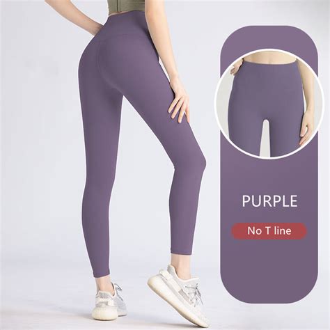 Feel Cool Sport Tiktok Yoga Pants No Embarrassment Thread Honey Peach