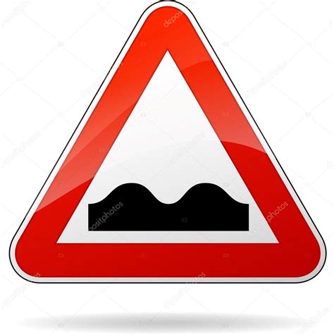 Bump Ahead Sign Clip Art