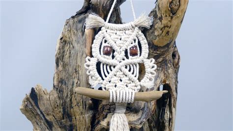 Macrame Owl Wall Hanging Tutorial For Beginners Beyond Hibou