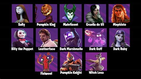 Massive Leak Shows All Fortnitemares Skins Coming Soon Videogamer