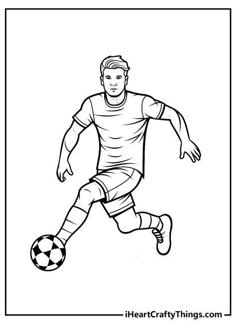 Soccer Coloring Pages 100 Free Printables Worksheets Library