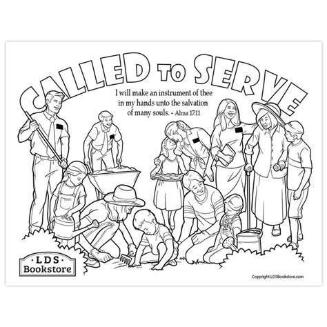 I Will Make An Instrument Of Thee Book Of Mormon Coloring Page