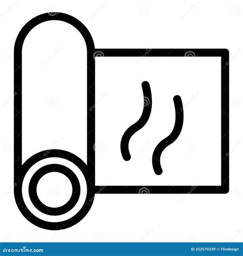 Hot Bitumen Icon Outline Vector Roof Repair Stock Vector