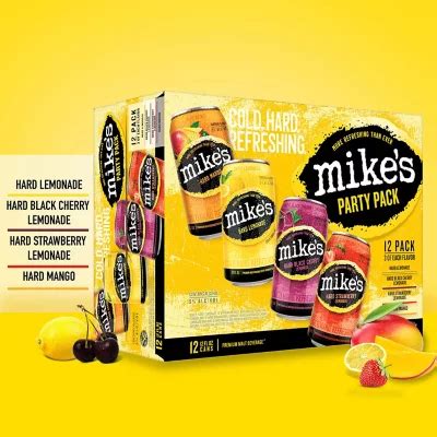 Mike S Hard Variety Pack 12 Fl Oz Can 12 Pk Sam S Club