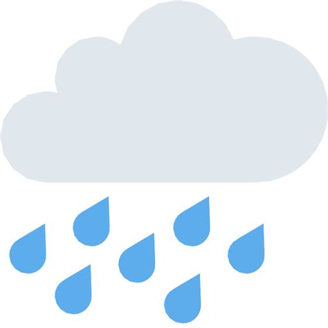 Cloud With Rain Vector Svg Icon Svg Repo