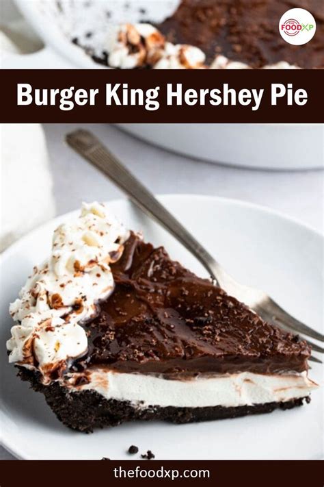 Burger king hershey s sundae pie – Artofit