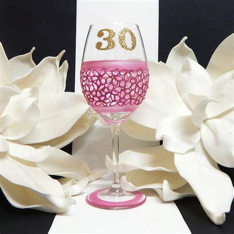 30th Wine Glass Etsy Australia