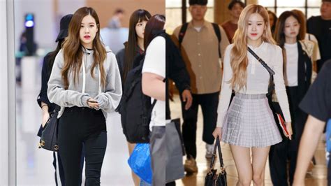 BLACKPINK member Rose's fashion and her Best Airport Looks | allkpop