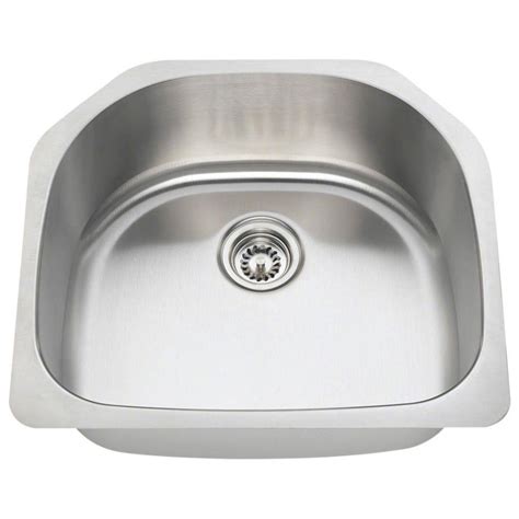 Polaris Sinks Undermount Stainless Steel In Single Bowl Kitchen