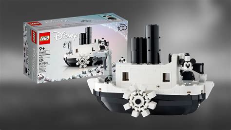 LEGO Disney 100 Mini Steamboat Willie 40659 Official Images Revealed