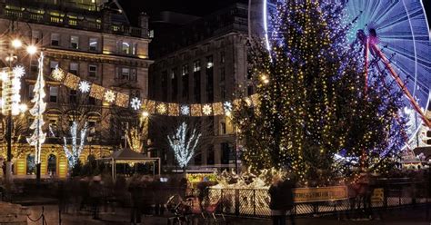 Glasgow Christmas Lights Switch On Event At George Square Changing