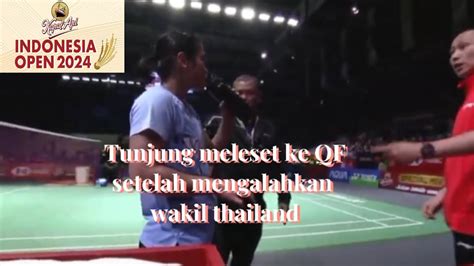 R16 Gregoria Mariska Tunjung Vs Supanida Katethong Indonesia Open