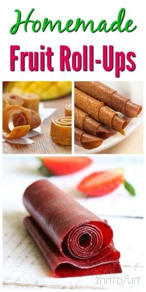 Homemade Fruit Roll Up Recipes | ThriftyFun