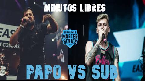 Papo Vs Sub Minutos Libres Pico Youtube