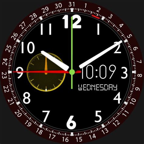 Stopwatch Calendar Watchmaker The World S Largest Watch Face Platform