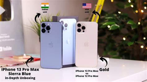 Iphone Pro Max Sierra Blue Indian Unit Unboxing Sierra Blue Vs