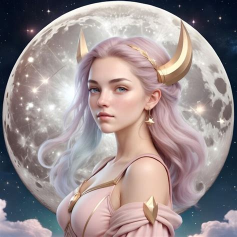 Premium Photo Beautiful Woman Sagittarius Zodiac Sign