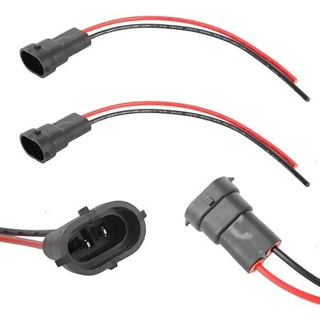 TOMALL H8 H11 Conector Macho Para Faros Delanteros Luces Antiniebla