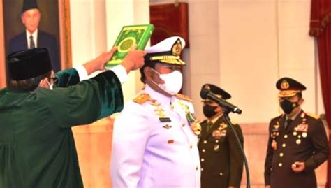 Laksamana Tni Yudo Margono Dilantik Presiden Jadi Panglima Tni