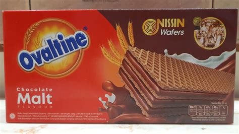 NISSIN WAFERS OVALTINE CHOCOLATE MALT FLAVOUR YouTube