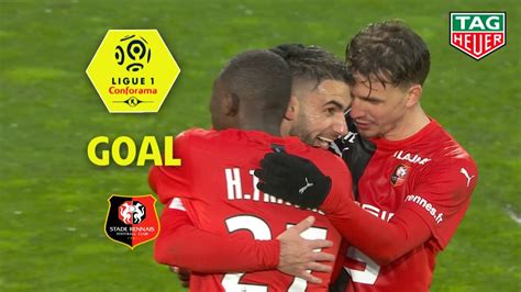 Goal Romain DEL CASTILLO 73 Pen Stade Rennais FC Montpellier