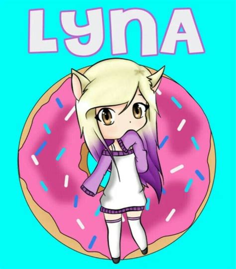 An Anime Character Standing In Front Of A Donut With Sprinkles On It