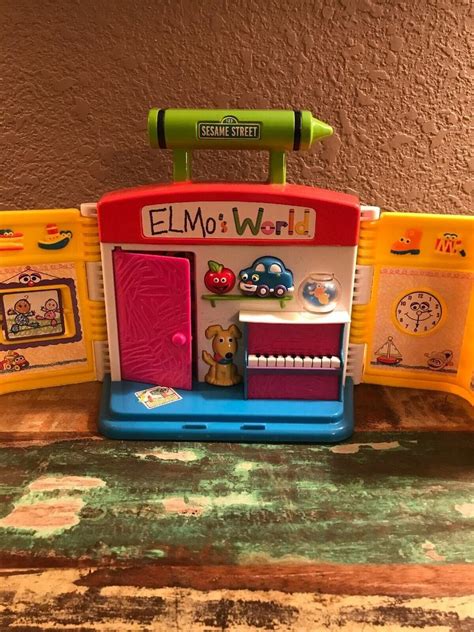 Sesame Street Elmo's World Playset Mattel 2000 Works Great | #1999545077