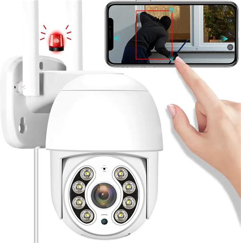 Reobiux Pan Tilt C Mara De Seguridad Wifi Hd P C Mara De Seguridad