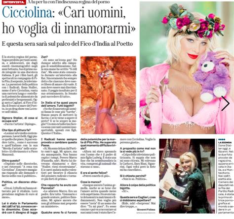 Tw Pornstars Ilona Staller Twitter Questa Intervista Mi Piaciuto