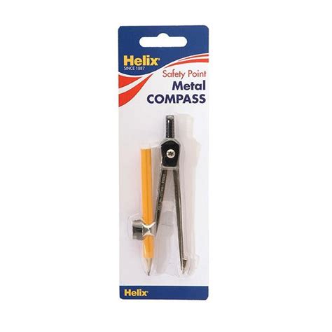 Helix Metal Compass With Pencil — Officecentre