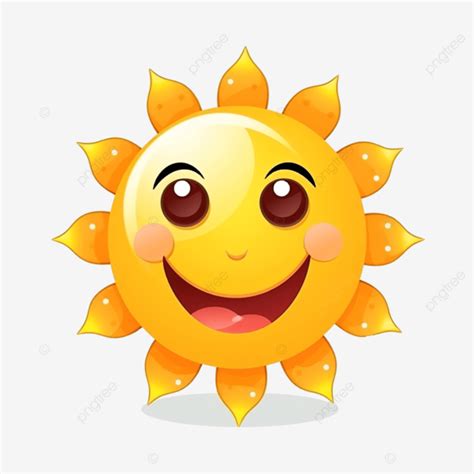 Groovy Sun Cartoon Characters Funny Happy Sun With Eyes And Smile