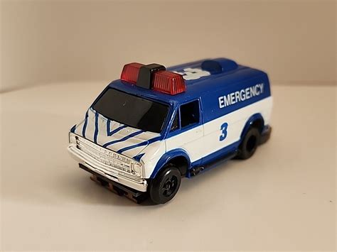 Tyco Tcr Total Control Racing Slotless Jam Car Emergency Van