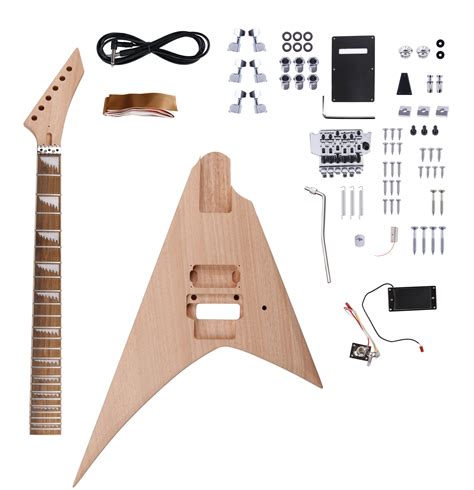 Leo Jaymz Diy Electric Bass Guitar Kits Ash Body Maple Neck And Rosewood Fingerboard Fully