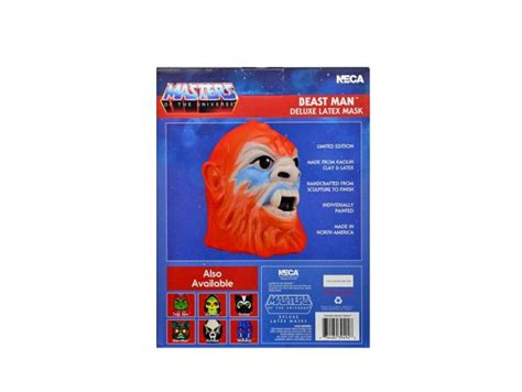 Masters Of The Universe Replica Deluxe Latex Mask Beastman Neca